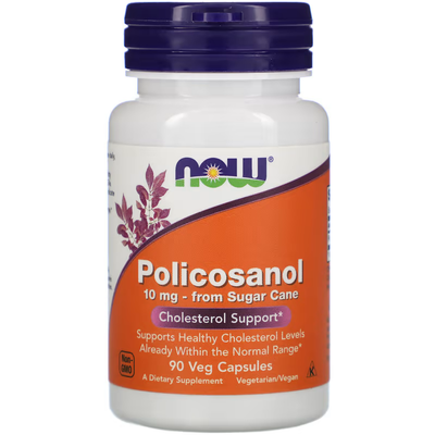 Полікозанол Policosanol 10мг - 90 вег.капсул 23361 фото