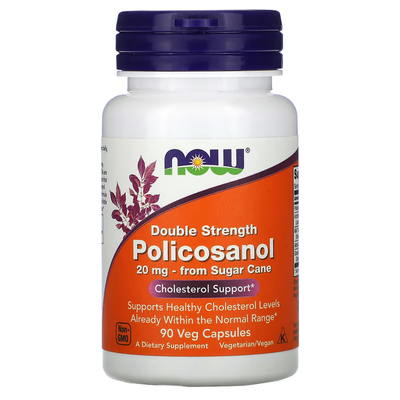 Полікозанол Policosanol 20мг - 90 вег.капсул 2022-10-2384 фото