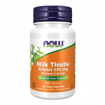 Екстракт розторопші, Milk Thistle Extract 150 мг Silymarin 120 мг - 60 капсул 100-62-5599786-20 фото