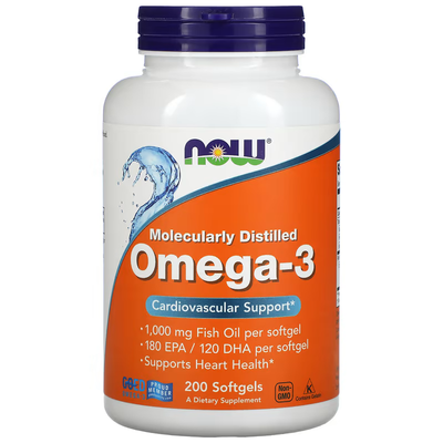 Молекулярно Дистильована Омега 3 Omega-3 1000 мг - 200 софтгель 2022-10-0054 фото