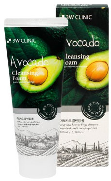 3W Clinic Пінка для вмивання Avocado Cleansing Foam - 100 мл 620728 фото