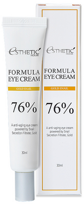 Поживний крем для шкіри навколо очей із муцином равлика Esthetic House Formula Eye Cream Gold Snail 76% - 30 мл 11640 фото