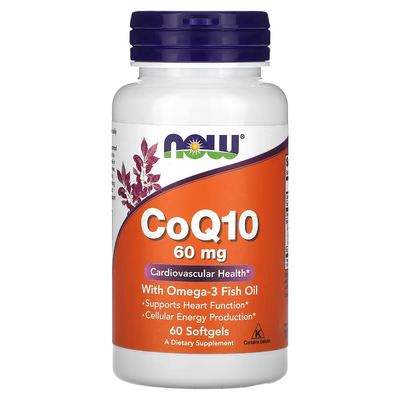 Коензим Q10 з Омега 3 та Соєвим Лецитином CoQ10 60 мг with Omega-3 - 60 софтгель 2022-10-0095 фото