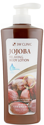 3W Clinic Лосьйон для тіла з олією жожоба, Jojoba Relaxing Body Lotion - 550 мл 3060078 фото