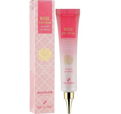 Крем для очей з екстрактом троянди та рожевою водою 3W CLINIC Rose Eye Cream, 40 мл 776257 фото