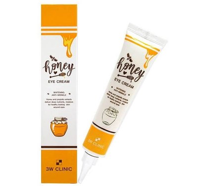 Крем для кожи вокруг глаз с экстрактом меда и прополиса 3W CLINIC Honey Eye Cream, 40 мл 776240 фото