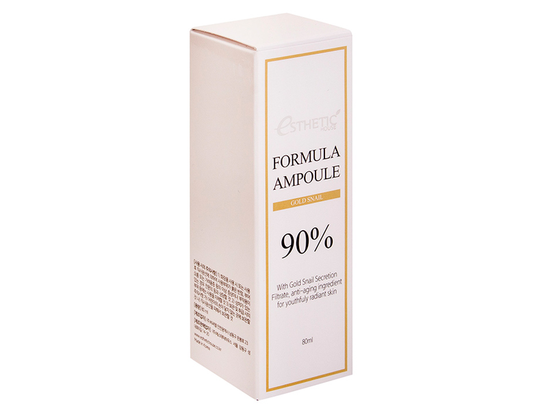 Омолоджуюча сироватка для обличчя з муцином равлики Esthetic House Formula Ampoule Gold Snail - 80 мл 11565 фото