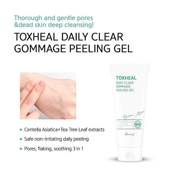 Пилинг-гель для лица Esthetic House Toxheal Daily Clear Gommage Peeling Gel - 200 мл 13163 фото