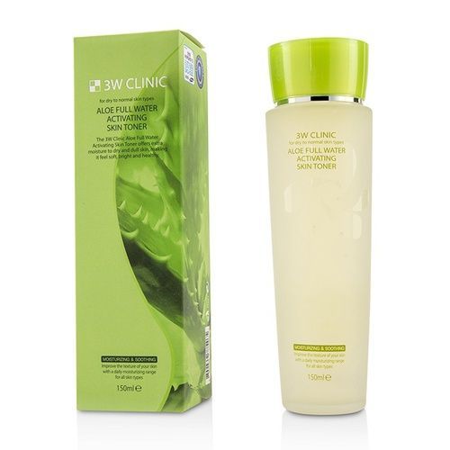 Тонер для лица 3W Clinic Aloe Full Water Activating Skin Toner с экстрактом алоэ вера - 150 мл 775465 фото