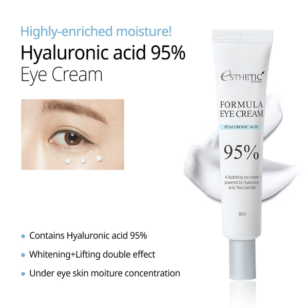 Увлажняющий крем для кожи вокруг глаз с гиалуроновой кислотой Esthetic House Formula Eye Cream Hyaluronic Acid 95% - 30 мл 11664 фото