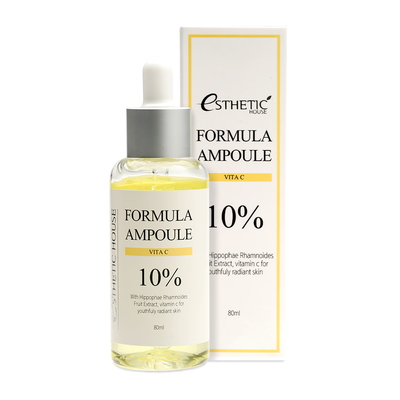 Освітлююча сироватка для обличчя з вітаміном С Esthetic House Formula Ampoule Vita C 10% - 80 мл 11589 фото